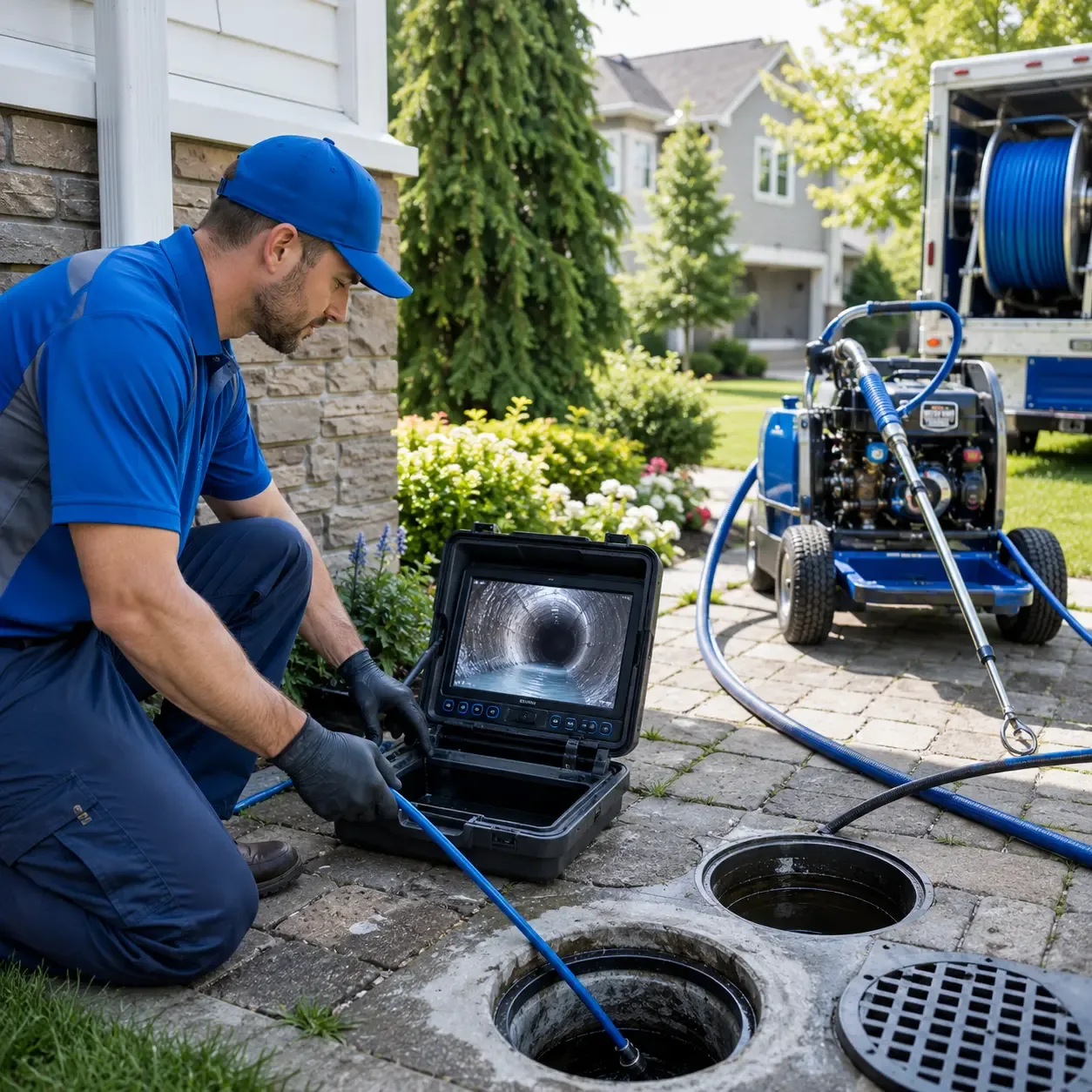 Outdoor drain cleaning professionals serving Beggs, OK